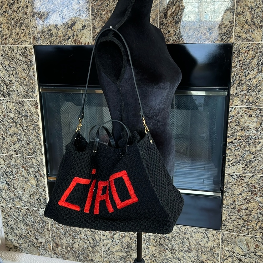 Clare V Woven Tote Bag
